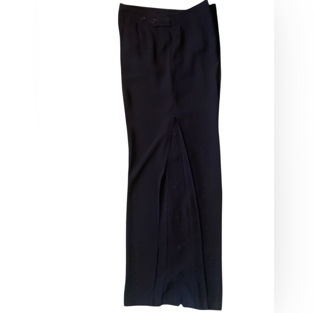 Vintage dress side button down flared pants